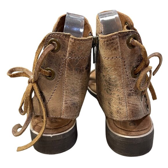 Diba True Day Camp Leather Sandal Lace-Up Size 7.5 (READ) Brown Gladiator - Picture 5 of 12